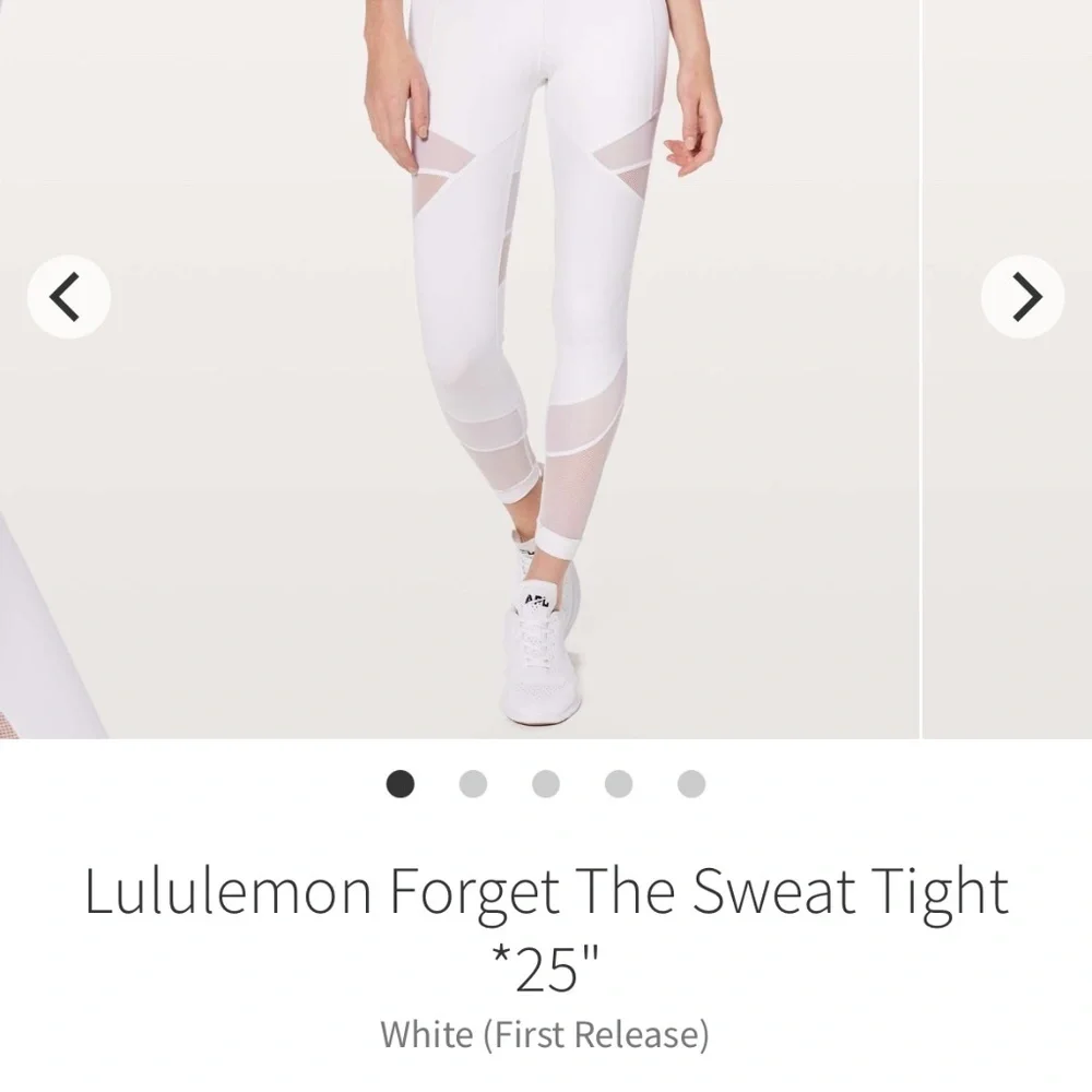 Lululemon Forget The Sweat Crop 25" - Picture 2 of 13
